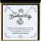 Wife Christmas Gifts, To My Badass Wife Luxe Crown Necklace Gift Set
